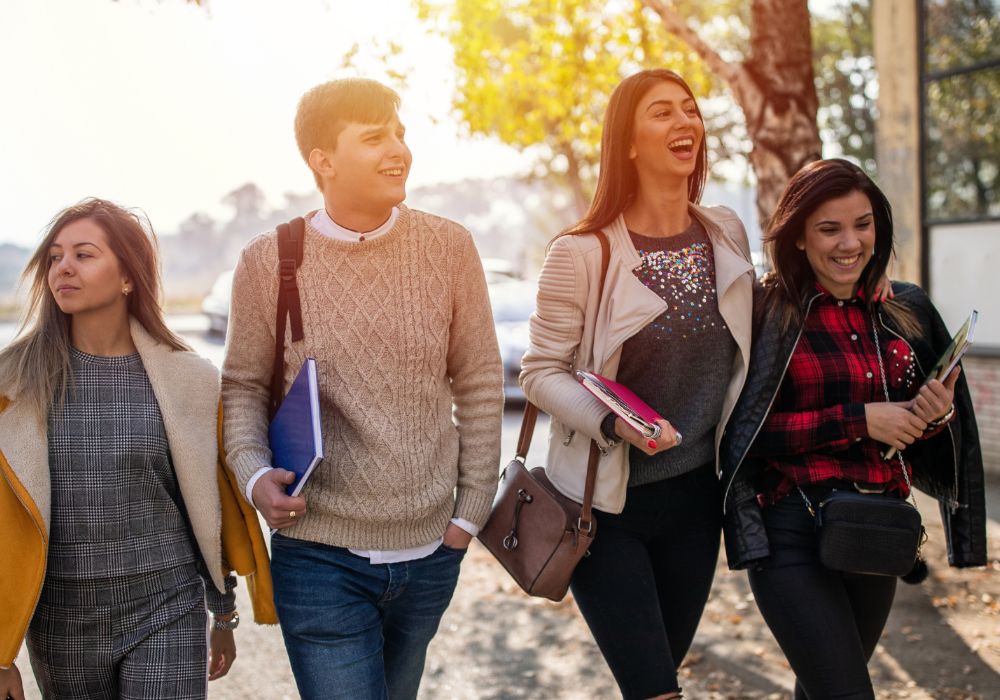 Students at American College Dublin in Ireland
